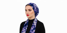 Load image into Gallery viewer, Vibrant Tie Dye Cotton Pre-Tied Tichels - Colorful Artistic Pattern