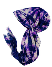 Load image into Gallery viewer, Vibrant Tie Dye Cotton Pre-Tied Tichels - Colorful Artistic Pattern