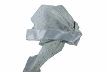 Load image into Gallery viewer, Pure Elegance White Shimmer Dots Pretied