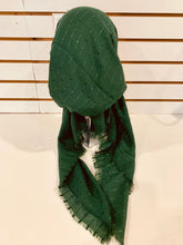 Load image into Gallery viewer, Forest Green Shimmer Dots Nature Pretied