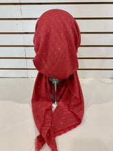 Load image into Gallery viewer, Rose Blush Shimmer Dots Elegance Pretied