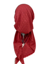 Load image into Gallery viewer, Rose Blush Shimmer Dots Elegance Pretied
