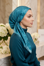 Load image into Gallery viewer, Lush Garden Petals Cotton Pretied
