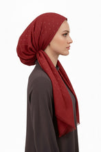 Load image into Gallery viewer, Rose Blush Shimmer Dots Elegance Pretied