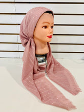 Load image into Gallery viewer, Pale Blush Shimmer Dots Serenity Pretied