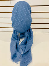 Load image into Gallery viewer, Sky Blue Shimmer Dots Elegance Pretied