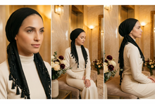 Load image into Gallery viewer, Beaded Fringe Cotton Pretied