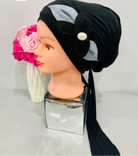 Load image into Gallery viewer, Elegant Long Tail Pre-Tied Tichel with Embellishments