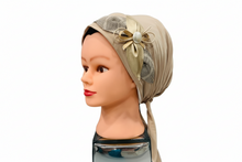 Load image into Gallery viewer, Elegant Long Tail Pre-Tied Tichel with Embellishments