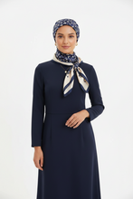 Load image into Gallery viewer, C - Inspired Elegance — 90×90 cm | Satin Square Scarf