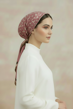 Load image into Gallery viewer, C - Inspired Elegance — 90×90 cm | Satin Square Scarf