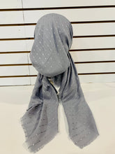 Load image into Gallery viewer, Sophisticated Gray Shimmer Dots Classic Pretied