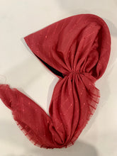 Load image into Gallery viewer, Rose Blush Shimmer Dots Elegance Pretied