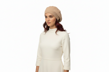 Load image into Gallery viewer, French Style Cotton Beret - Classic Ribbed Design
