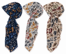 Load image into Gallery viewer, Watercolor Leopard Pre-Tied Tichel