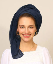 Load image into Gallery viewer, Pleated Silk-Touch Scarf