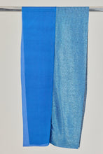 Load image into Gallery viewer, Glamorous Shimmer Pleated 2 Toned Head Scarves