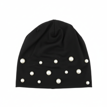 Load image into Gallery viewer, Black Pearl Beanie