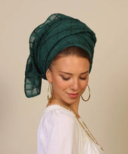 Load image into Gallery viewer, Glittering Square-Patterned Scarf