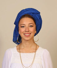 Load image into Gallery viewer, Glittering Square-Patterned Scarf