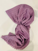 Load image into Gallery viewer, Lavender Shimmer Dots Serenity Pretied