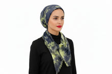 Load image into Gallery viewer, Vibrant Tie Dye Cotton Pre-Tied Tichels - Colorful Artistic Pattern