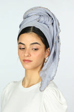 Load image into Gallery viewer, Meital Headwrap with a Golden Border