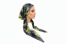 Load image into Gallery viewer, Vibrant Tie Dye Cotton Pre-Tied Tichels - Colorful Artistic Pattern