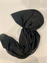 Load image into Gallery viewer, Classic Black Shimmer Dots Elegance Pretied