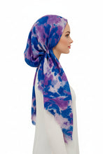 Load image into Gallery viewer, Vibrant Tie Dye Cotton Pre-Tied Tichels - Colorful Artistic Pattern