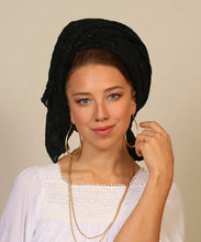 Load image into Gallery viewer, Glittering Square-Patterned Scarf