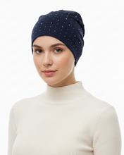 Load image into Gallery viewer, Soft Cotton Diamond Studded Beanie