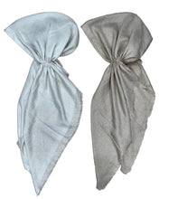 Load image into Gallery viewer, Shimmery Cotton Pre-Tied Tichels - White Shades | Bestseller