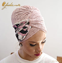Load image into Gallery viewer, Two Piece Yeela Slip-on Turbans