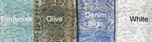 Load image into Gallery viewer, Leatherette Snake Skin Two Toned Scarves - Edgy Elegant Rectangles