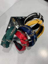Load image into Gallery viewer, Luxury Rhinestone Top Knot Headband