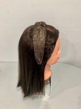 Load image into Gallery viewer, Metallic Dots Top Knot Headband