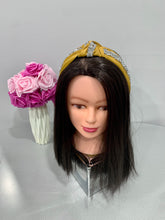 Load image into Gallery viewer, Luxury Rhinestone Top Knot Headband