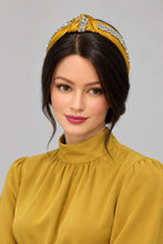 Load image into Gallery viewer, Luxury Rhinestone Top Knot Headband