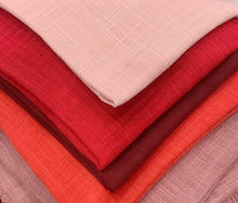 Load image into Gallery viewer, Turkish Textured Solid Squares - Cotton Pinks!
