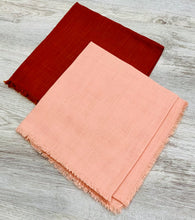 Load image into Gallery viewer, Turkish Textured Solid Squares - Cotton Oranges!