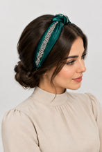 Load image into Gallery viewer, Luxury Rhinestone Top Knot Headband