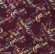 Load image into Gallery viewer, Gorgeous Leaves Squares - Cotton Nature Print