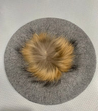 Load image into Gallery viewer, Luxury Cashmere Winter Berets with Pompoms