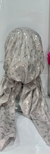 Load image into Gallery viewer, Silver Metallic FLORAL Print Pretieds