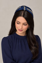 Load image into Gallery viewer, Luxury Rhinestone Top Knot Headband