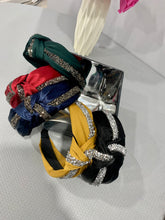 Load image into Gallery viewer, Luxury Rhinestone Top Knot Headband