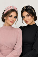 Load image into Gallery viewer, Luxury Rhinestone Top Knot Headband