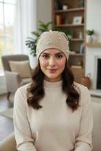 Load image into Gallery viewer, Pearl Beanie with Diamond Accents - Elegant Head Covering