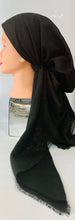 Load image into Gallery viewer, Shimmery Cotton Pre-Tied Tichels - Gray Shades | Bestseller